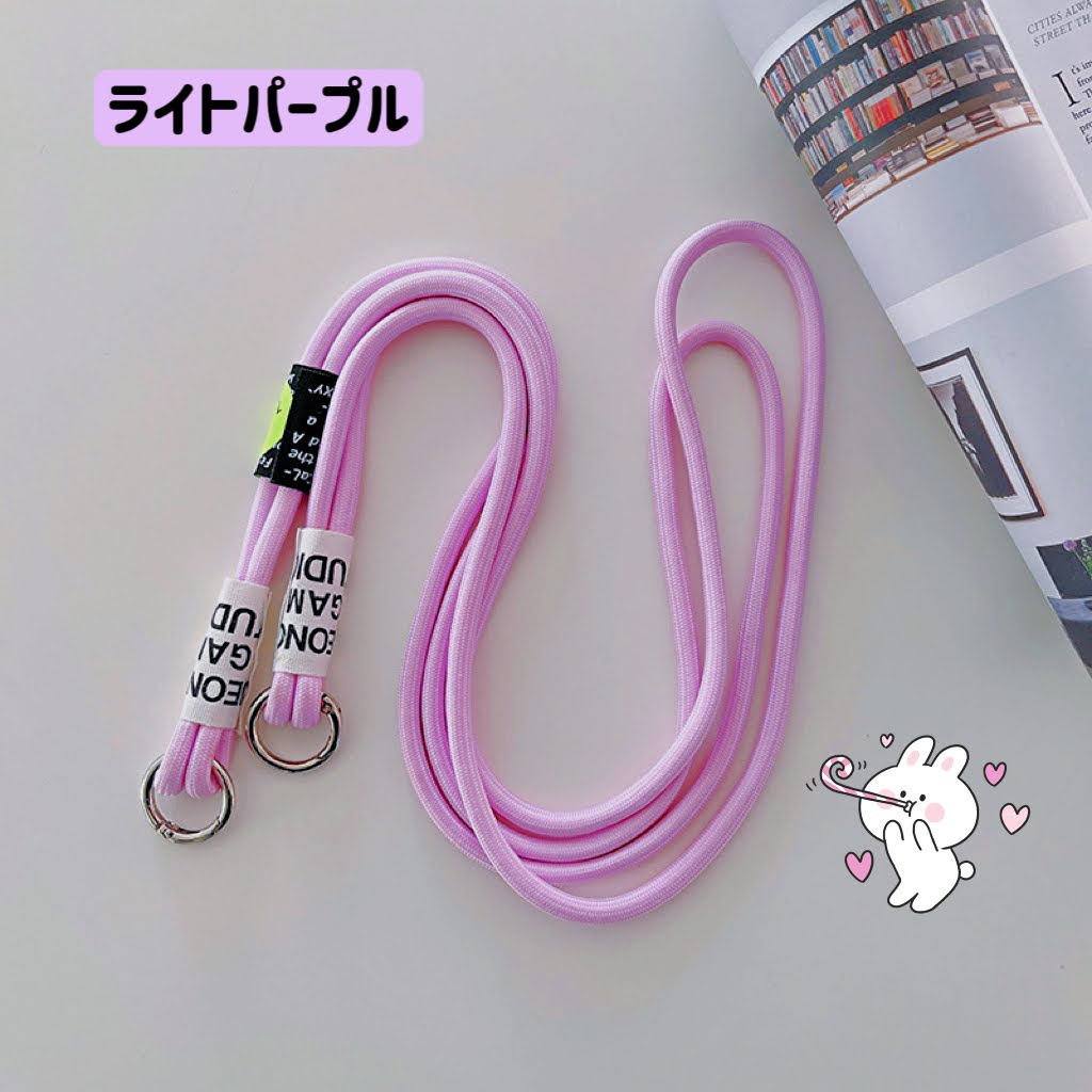 スマホショルダー スマホ ストラップ 紐 カラフル 2色