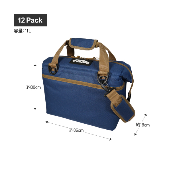 AOクーラー 12パック キャンバス ソフトクーラー AO Coolers AO12 AOクーラーズ クーラーボックス アウトドア 保冷バッグ キャンプ クーラーバッグ バーベキュー | AO Coolers | 14