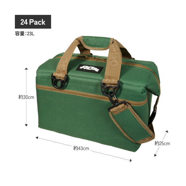 AOクーラー 24パック キャンバス ソフトクーラー AO Coolers AO24 AOクーラーズ クーラーボックス アウトドア 保冷バッグ キャンプ クーラーバッグ バーベキュー | AO Coolers | 14