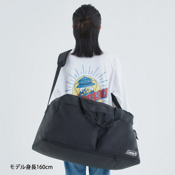 コールマン エスケープボストン50 アウトドア バッグ キャリーバッグ メンズ レディース 軽量 大容量 50L 拡張 75L ボストンバッグ ショルダーバッグ