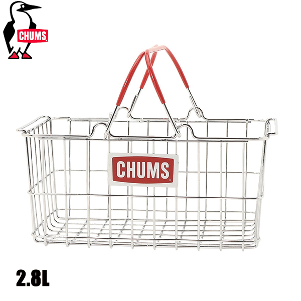 チャムス  ミニ スチールバスケット CH62-2258 アウトドア バック キャンプ用品 2.8L インテリア スチール製 小さい 小物入れ