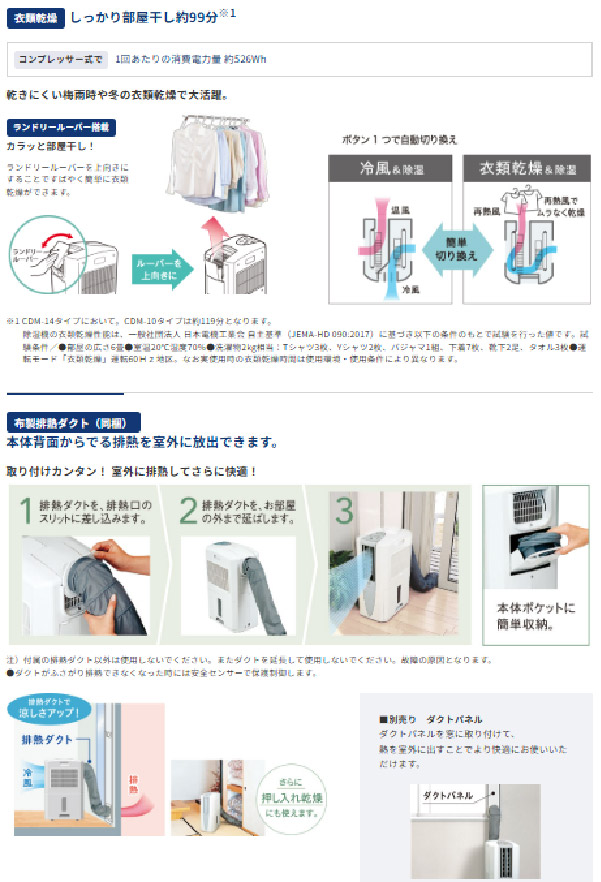 CORONA CDM-1024-AS 除湿機 スカイブルー　新品未使用 コロナ 冷風・衣類乾燥除湿機 どこでもクーラー 除湿能力1日10L CDM