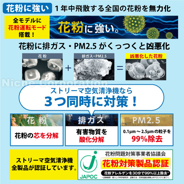 ダイキン（DAIKIN） 空気清浄機 加湿器 花粉対策 MCK505A ストリーマ