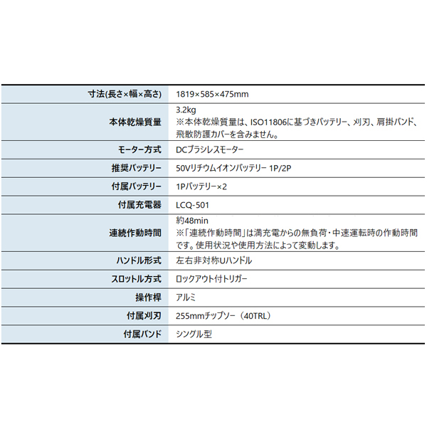 エコー 50V バッテリー刈払機 Uハンドル ...の詳細画像1