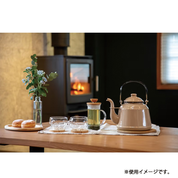 FIRESIDE（ファイヤーサイド） レトロホーローケトル カプチーノ 41306