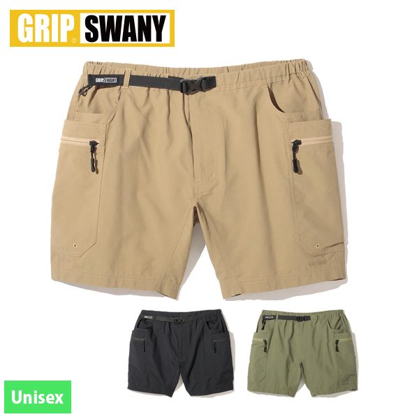 GRIP SWANY(グリップスワニー)  リップストップ サプレックスギアショーツ GSMS-148 アウトドア ウェア ズボン ボトムス ユニセックス