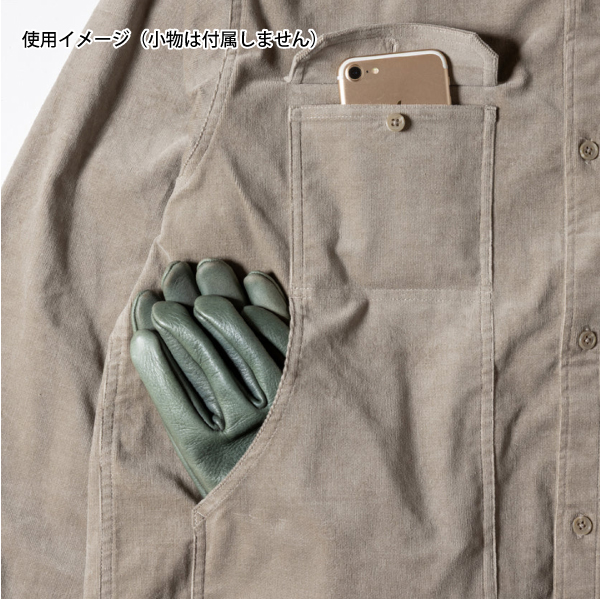 GRIP SWANY(グリップスワニー)  コーデュロイ ストレッチ フィールド シャツ GSMSH-072 アウトドア ウェア トップス メンズ 長袖 ポケットの画像