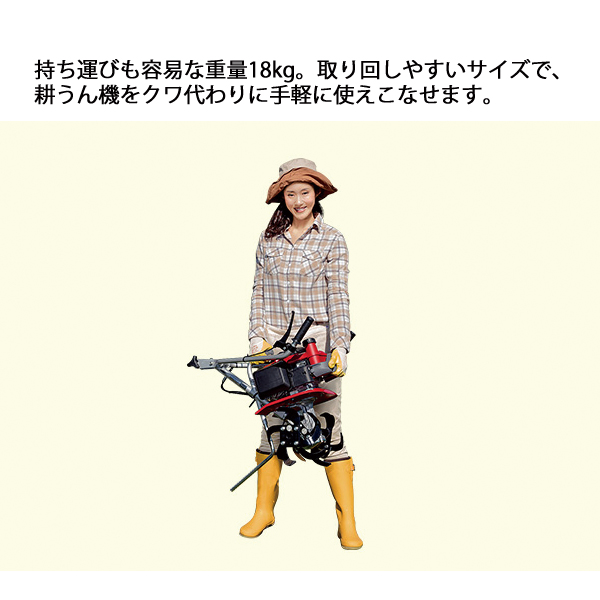 ホンダ 耕うん機プチな標準ローター付き&ニューイエロー培土器 スマートホイールEXセット 耕運機 畑 試運転済 始動稼働確認済 純正オイルプレゼント | ホンダ | 05