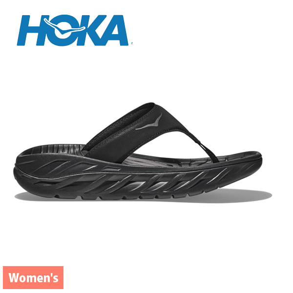 HOKA ONEONE - ホカ オラ リカバリー フリップ レディース 1117910 アウトドア お召しもの シューズ 靴 コンフォート サンダル 伸び伸びする たわい無い アウトドア、釣り、旅行用品-アウトドアサンダル-アウトドア、キャンプ、登山