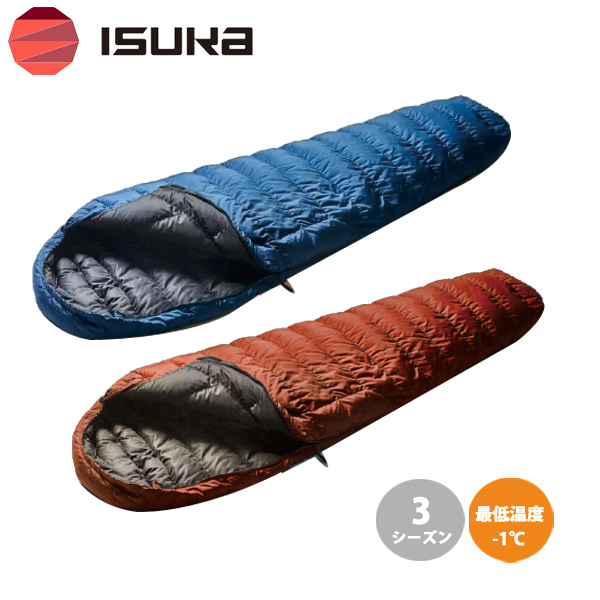 ISUKA - イスカ  落ち込む足し加える タトパニ X 1468 アウトドア 難民キャンプ 寝袋 おっ母さん型 落ち込む 山登り お山 おっ母さん型 春 秋