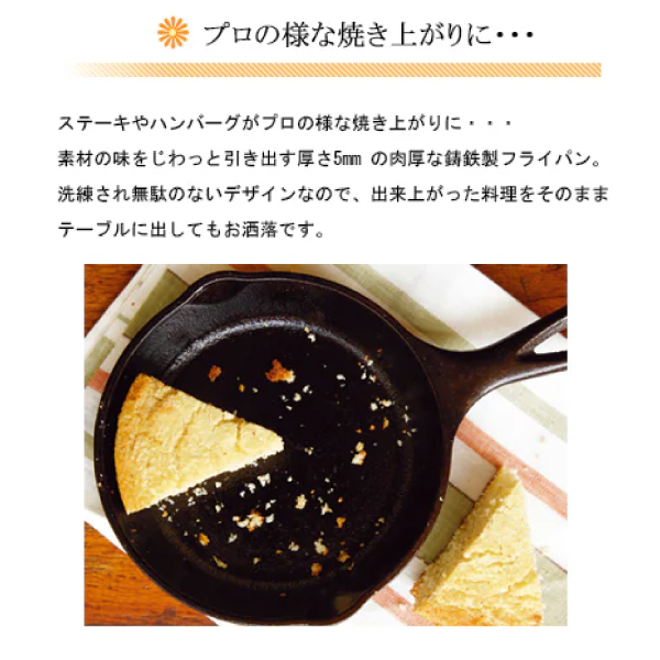 LODGE（ロッジ） スキレット 9インチ 6点 セット LODGE L6SK3 訳あり