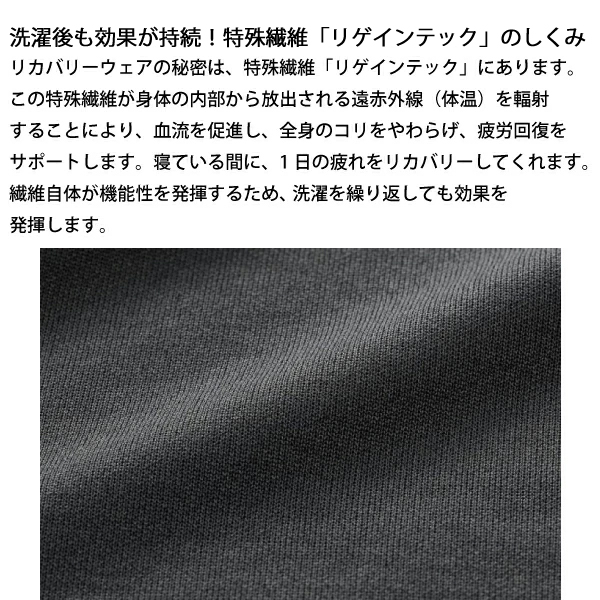 ロゴス  リプナー リカバリープルオーバー \u0026 パンツ セット  ユニセックス 35306  快適 着心地 血行促進 疲労軽減 リカバリーウェアの画像