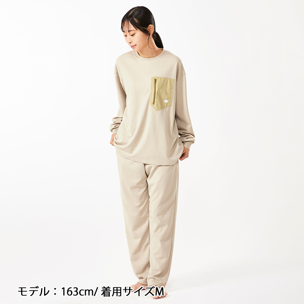 ロゴス  リプナー リカバリープルオーバー \u0026 パンツ セット  ユニセックス 35306  快適 着心地 血行促進 疲労軽減 リカバリーウェアの画像