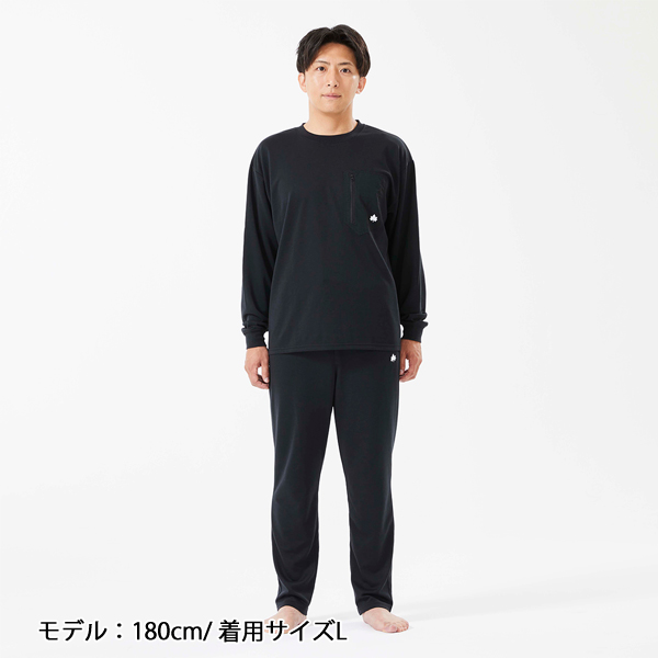 ロゴス  リプナー リカバリープルオーバー \u0026 パンツ セット  ユニセックス 35306  快適 着心地 血行促進 疲労軽減 リカバリーウェアの画像