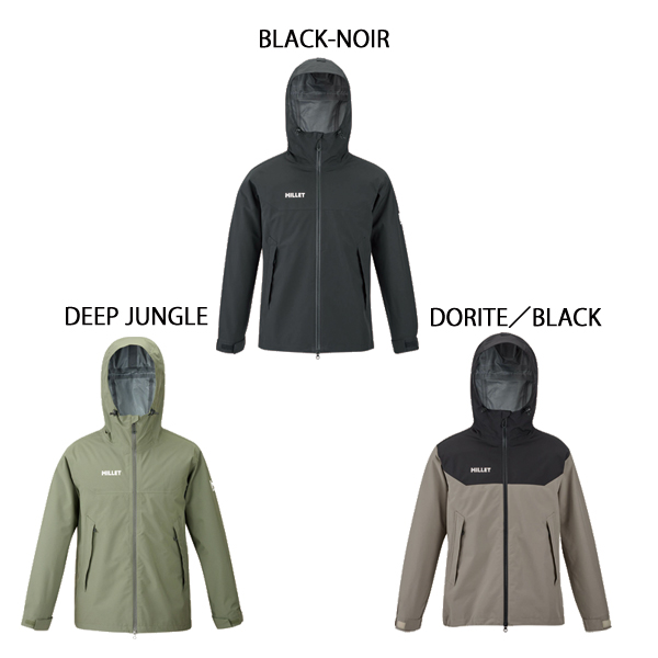 [未使用] ミレー タンペート ジャケット L DEEP JUNGLE MIV03172 MILLET 3レイヤー防水透湿レインジャケット アウトドア アウター MILLET（ミレー） タンペート ジャケット ユニセックス MIV03172