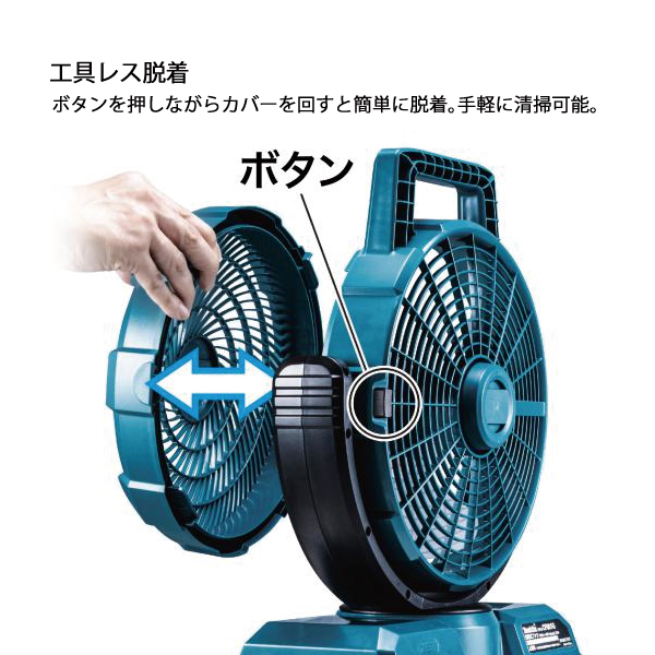 マキタ（makita） 18V/14.4V 充電式産業扇 本体のみ CF301DZ 工具