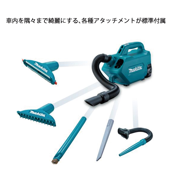 マキタ（makita） 18V 充電式クリーナ 紙パック式 ワンタッチスイッチ