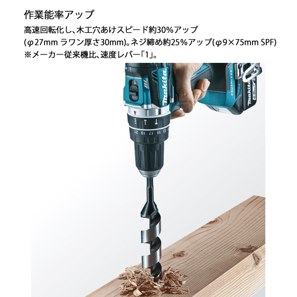 マキタ（makita） 18V 充電式ドライバドリル 本体のみ DF484DZB 工具