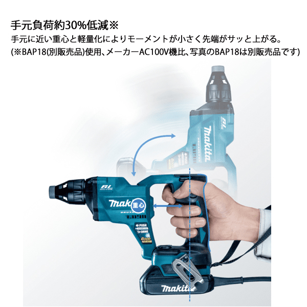 マキタ（makita） 18V 充電式スクリュードライバ 本体のみ