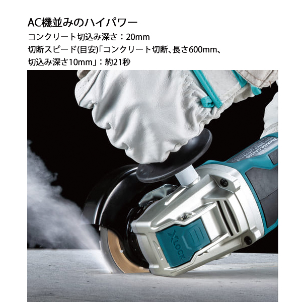 マキタ（makita） 18V 充電式ディスクグラインダ 100mm 本体のみ