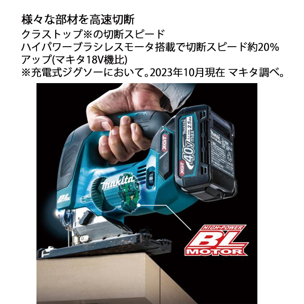 マキタ（makita） 40Vmax 充電式ジグソー 本体のみ JV002GZ 工具 電動
