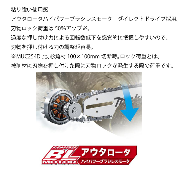 マキタ（makita） 18V 充電式チェンソー 20cm カービングバー 25AP-52E