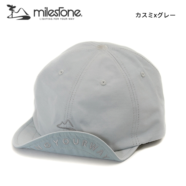 マイルストーン  オリジナルキャップ MSC-022 アウトドア ウェア 帽子 ユニセックス ロゴ | milestone | 03