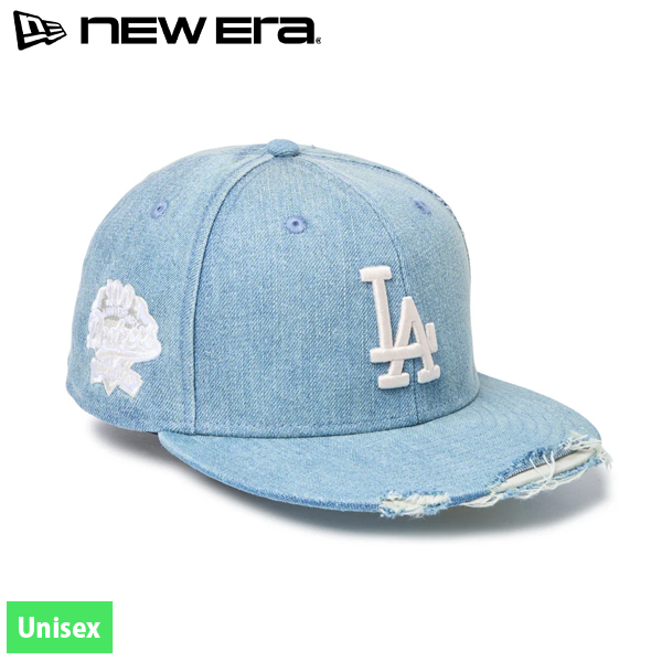 ニューエラ 59FIFTY MLB ダメージデニム ロサンゼルス・ドジャース