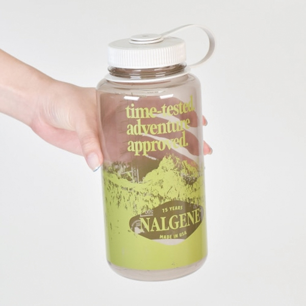 ナルゲン  75th 広口1.0L マウンテン 91453 アウトドア キャンプ ボトル コットン 水筒 記念 登山 | NALGENE | 01