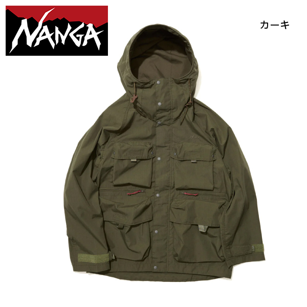 美品　NANGA ヒノック　マウンテンパーカー　オリーブ　M NANGA（ナンガ） ヒノックマウンテンパーカー N2500-1P700A アウトドア
