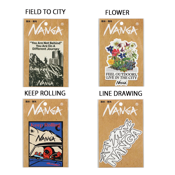 NANGA（ナンガ） グラフィック ステッカー N2600-3L014Z アウトドア