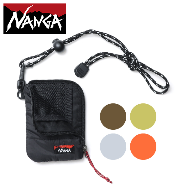 ナンガ  コインケース NA2353-1Z504 アウトドア キャンプ 小銭入れ 鍵 ポーチ ストラップ カードケース 斜め掛け NANGA 財布｜ニッチ・リッチ・キャッチ