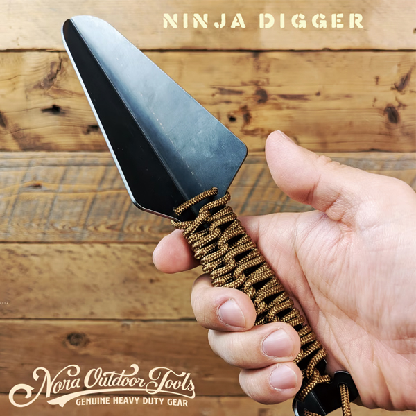 野良道具製作所  Ninja Digger　黒皮鉄 222 アウトドア キャンプ スコップ コンパクト｜mitsuyoshi｜03