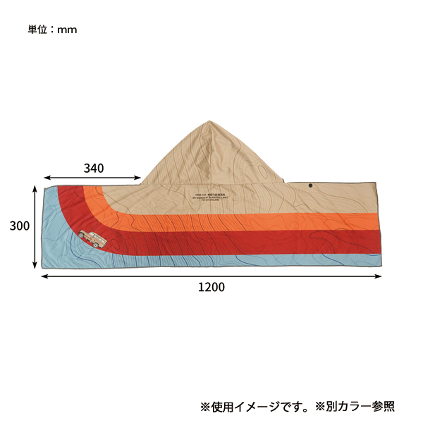 POST GENERAL（ポストジェネラル） クイックドライフーディータオル UV