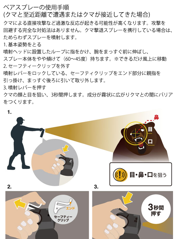 SABRE（セイバー） フロンティアーズマン マックス ベアスプレー272mL