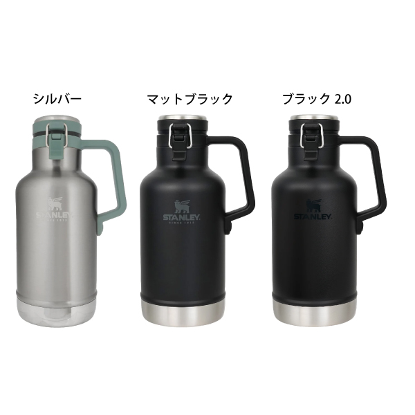スタンレークラシック 真空グロウラー1.9L （マットブラック） STANLEY スタンレー クラシック真空グロウラー 1.9L 10-01941