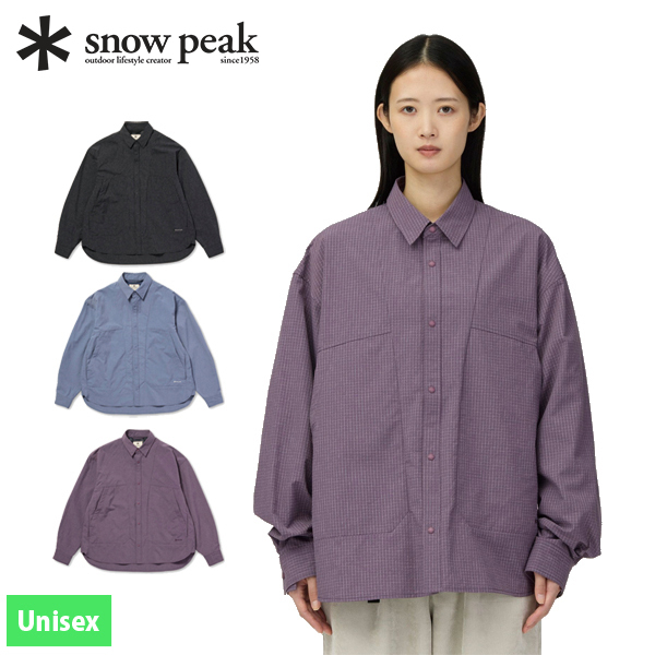 snow peak（スノーピーク） カスリ リップストップ シャツ 100261SH04