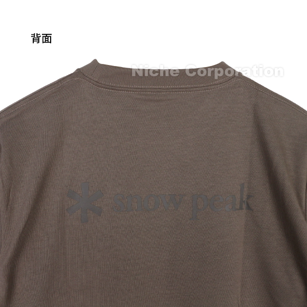 スノーピーク　 バックプリントロゴTシャツ　L 雪峰祭限定グレー　廃盤　タグ付き snow peak スノーピーク バックプリントロゴTシャツ SPE-TS