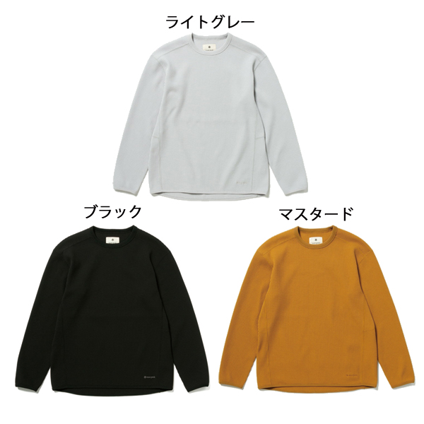 snow peak スノーピーク ドライ ワッフル ロングスリーブ T