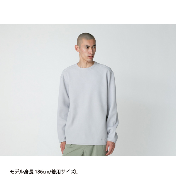 snow peak（スノーピーク） ドライ ワッフル ロングスリーブ Tシャツ 