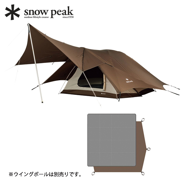 snow peak スノーピーク ウィンゼル2 &マットシート セット 家族 snow peak スノーピーク ウィンゼル2 &マットシート セット 家族