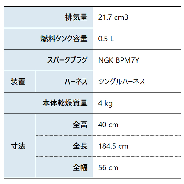 ゼノア 刈払機 ジュラルミンパイプ 両手ハンドル BC222GW
