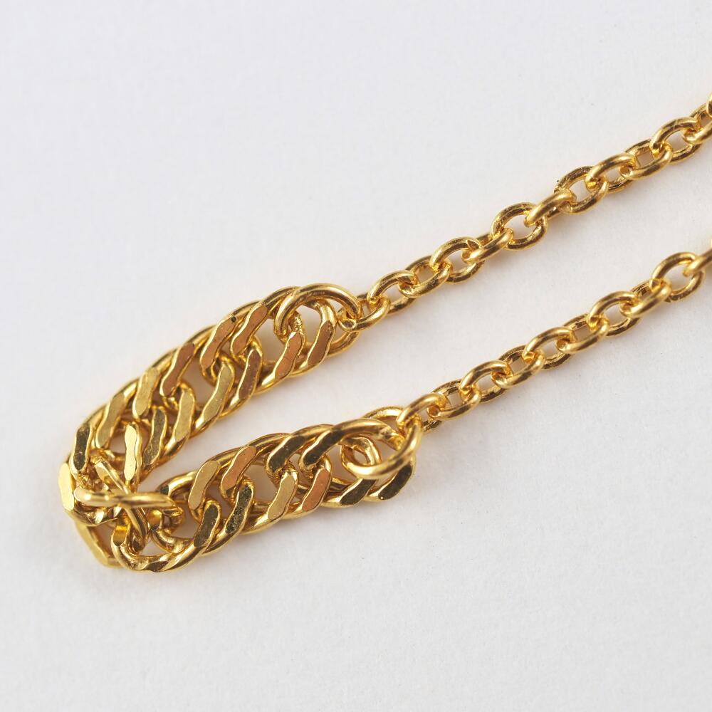 24金 リング 純金 ゴールド スクリューチェーン k24 指輪 ゆびわ 鎖