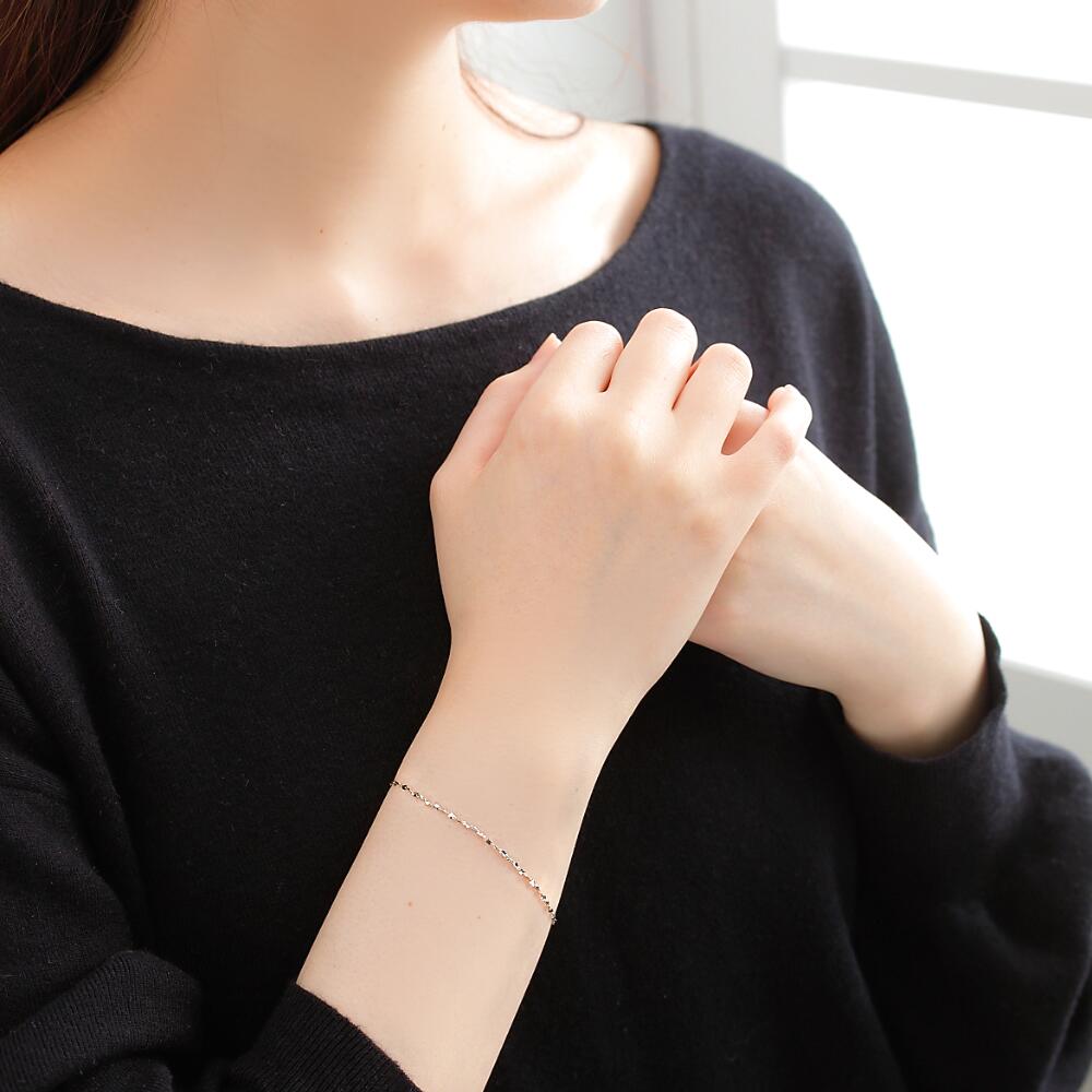 PT999 pt プラチナ 純プラチナ ブレスレット ブレス レディース