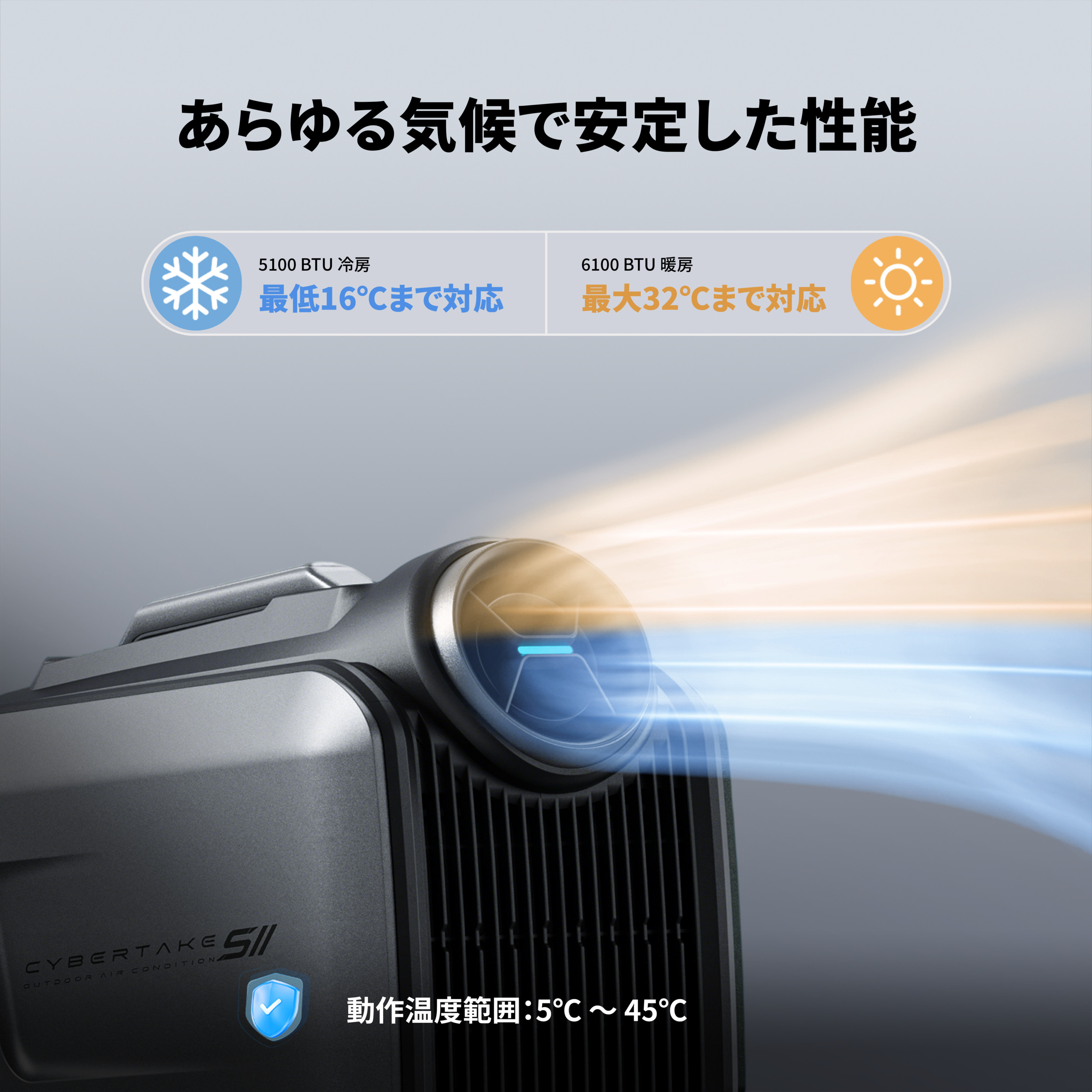 CYBERTAKE S2 Pro ポータブルエアコン 冷温風機 スポットクーラー 冷房