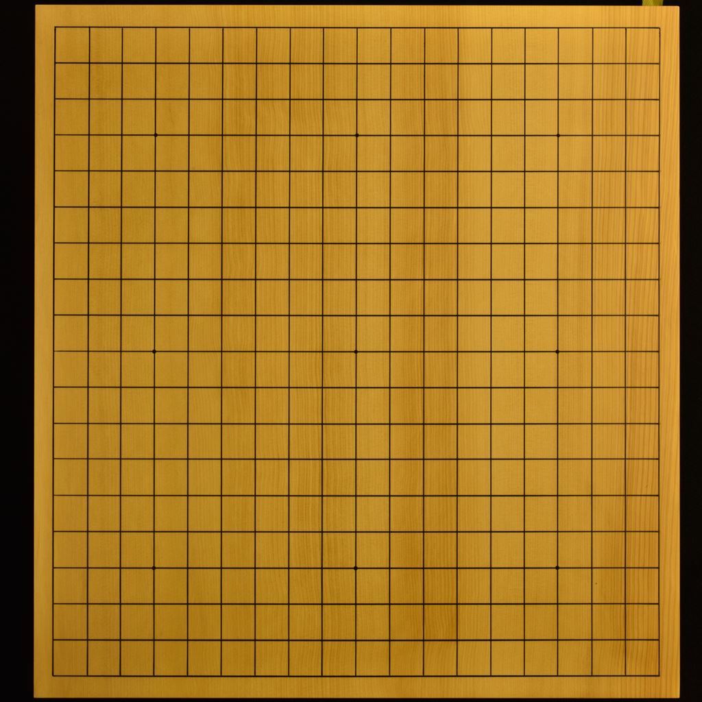 碁盤　榧 国産本榧足付碁盤 3寸6分（木裏） ga30010 | 前川榧碁盤店