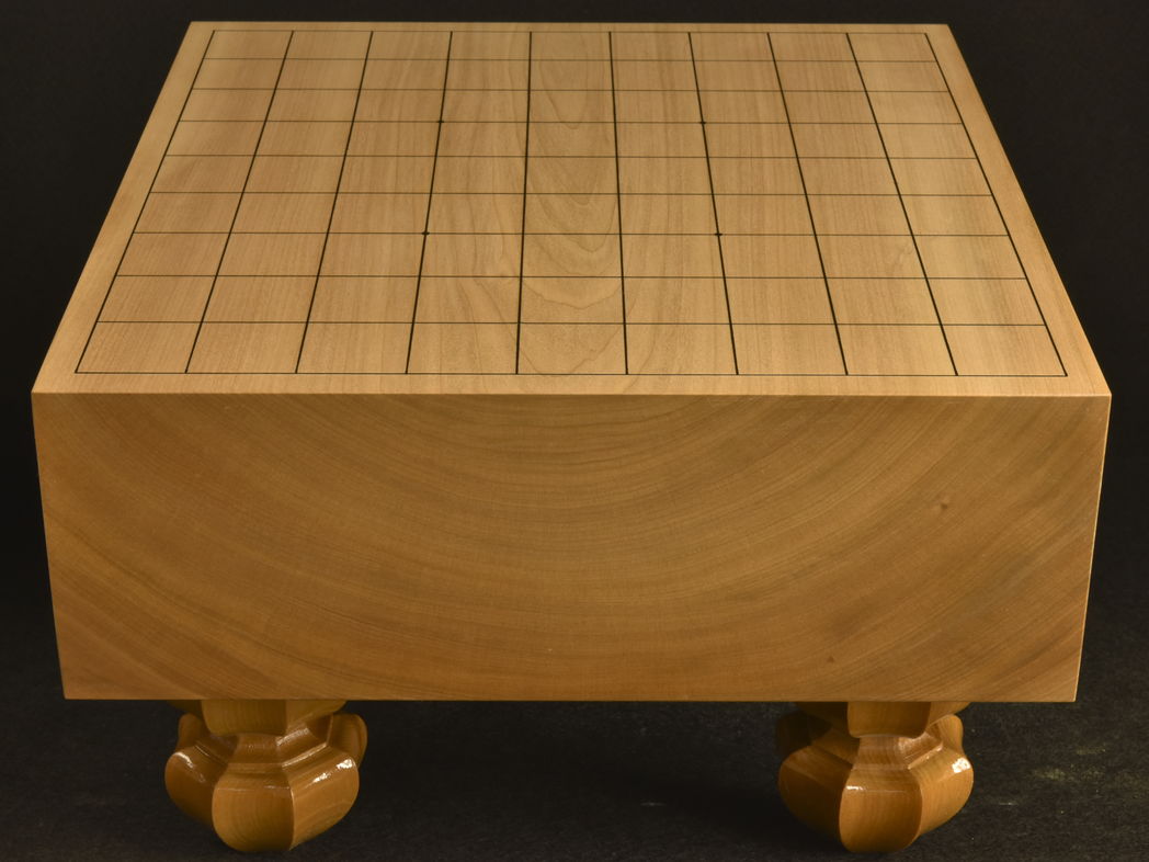 将棋盤 本桂40号 松印 手彫脚付き : 三輪碁盤店 - 通販 - Yahoo 