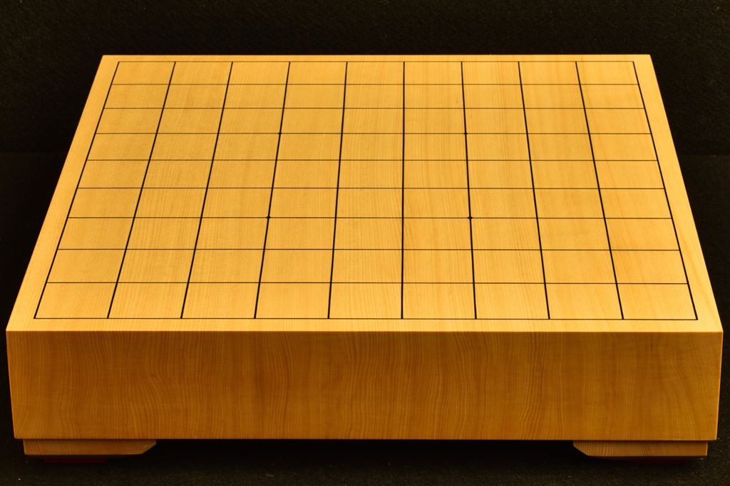 将棋盤 ヒバ20号卓上 一枚板駒脚付 : 三輪碁盤店 - 通販 - Yahoo