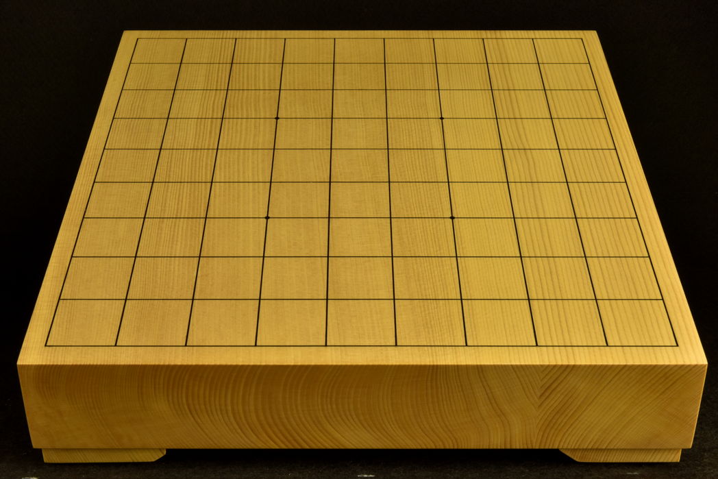将棋盤 新かや20号卓上 特上 駒脚付きの詳細画像1