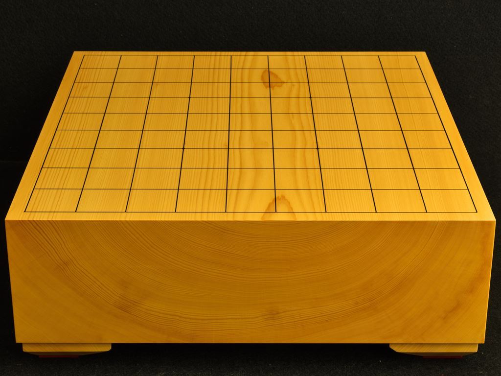 卓上将棋盤 本榧(日本産)一枚板 t6495 : 三輪碁盤店 - 通販 - Yahoo
